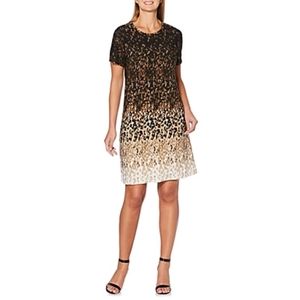 NWOT Rafaella Leopard A-Line Dres